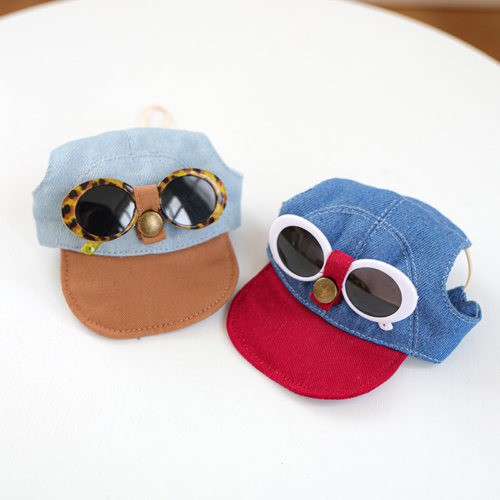 Curved Brim Dog Baseball Cap for Wholesale