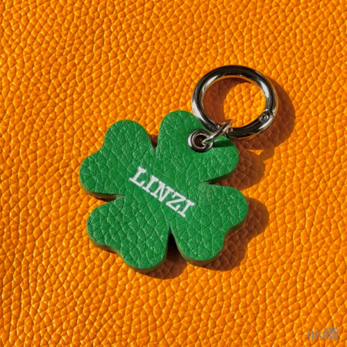 Custom Dog Tags with Paw Print Design