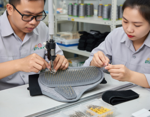 Dog Grooming Gloves with Metal Needles for Wholesale