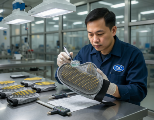 Dog Grooming Gloves with Metal Needles for Wholesale