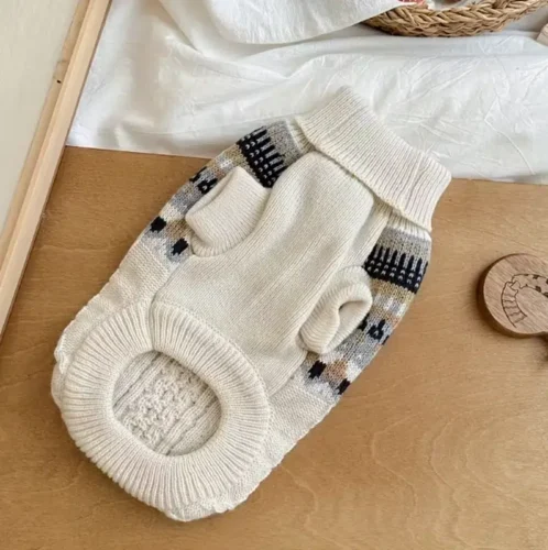 Dog pullover sweater