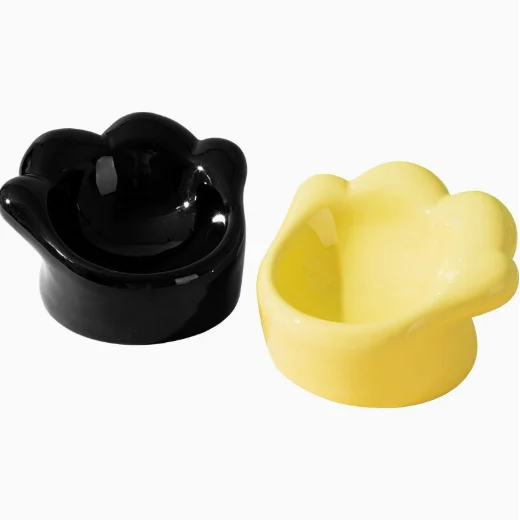 Elevated Ceramic Cat Bowls