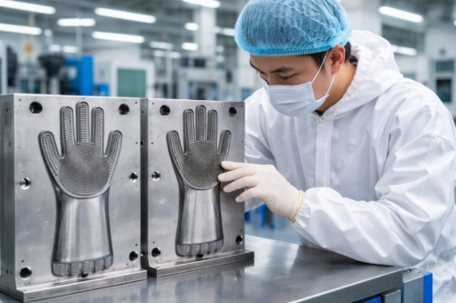 Extended Waterproof Cuff Dog Washing Gloves for Wholesale 