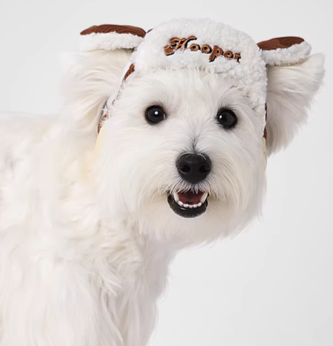 Faux Suede Dog Pilot Hat for Wholesale