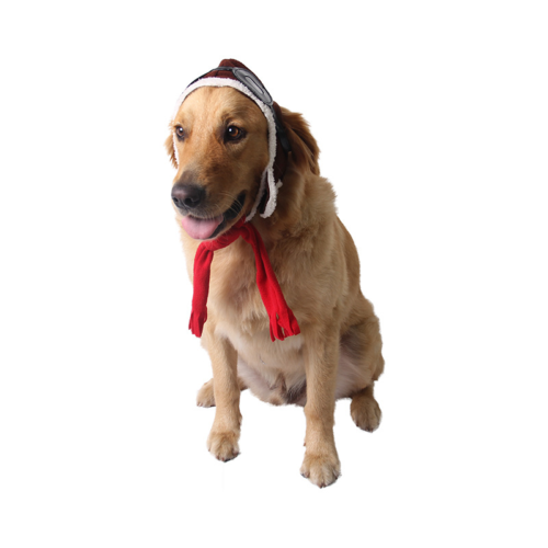 Faux Suede Dog Pilot Hat for Wholesale