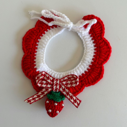 Floral Crochet Dog Collar for Wholesale