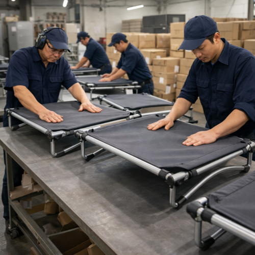 Foldable Dog Bed with Metal Frame for Wholesale