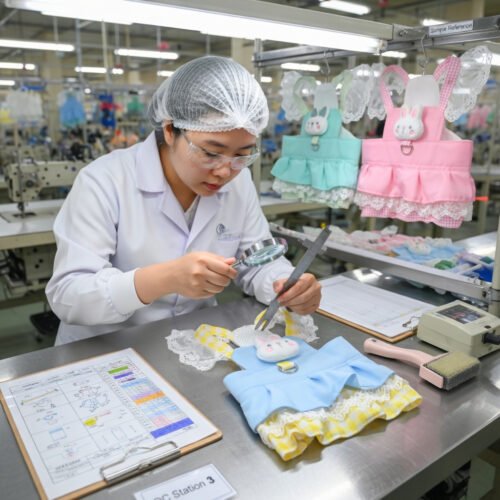 Lace Spliced Dog Vest for Wholesale