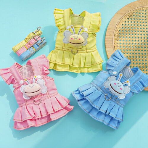 Lace Spliced Dog Vest for Wholesale