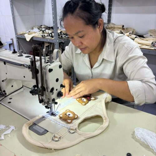 Lace Spliced Dog Vest for Wholesale