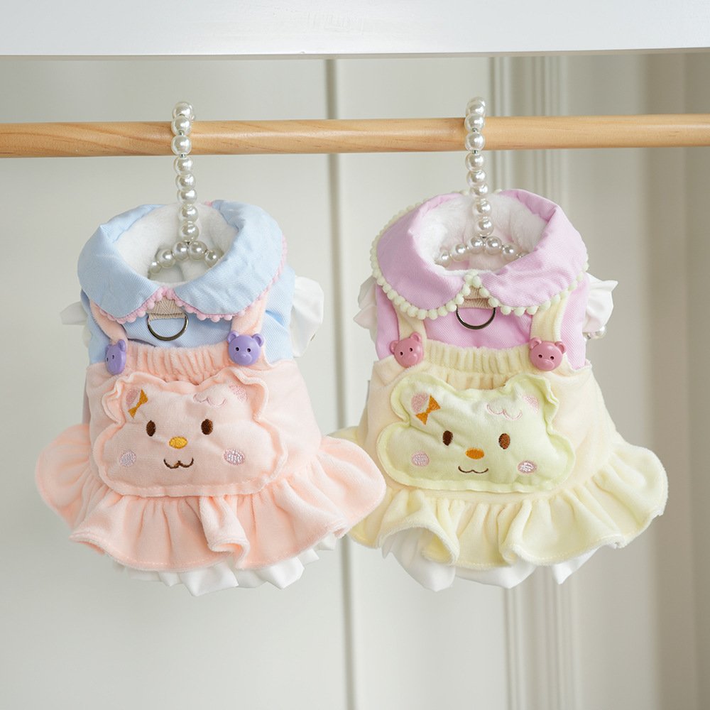 Lace Spliced Dog Vest for Wholesale