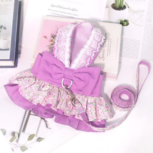 Lace Spliced Dog Vest for Wholesale