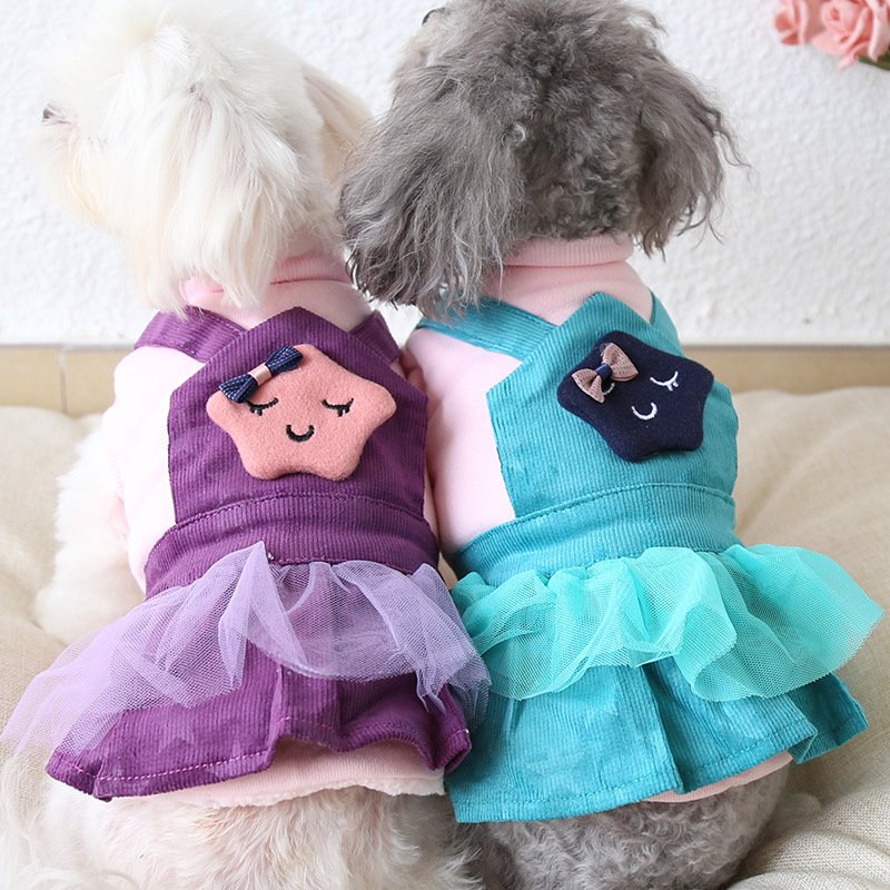 Lace Spliced Dog Vest for Wholesale