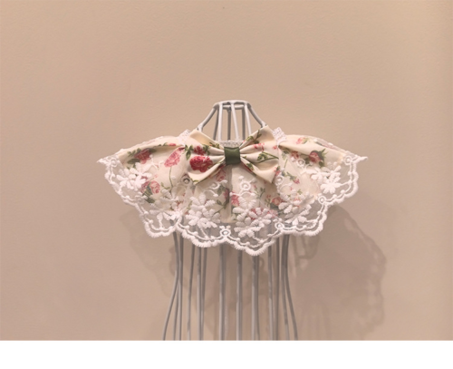 Lace Trim Dog Scarf Collar for Wholesale