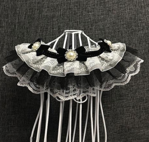 Lace Trim Dog Scarf Collar for Wholesale