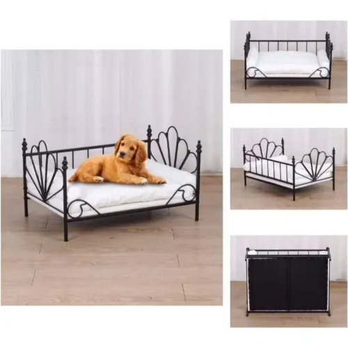 金属框架加高大型犬床批发