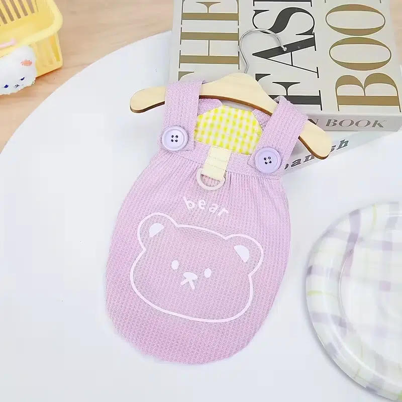 OEM Breathable Bear Print Dog Harness Vest with Secure Fit for Retail Brands - Image 4