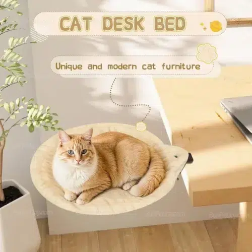 OEM Desk-Mounted Cat Bed, 44lb Load Clamp Hammock