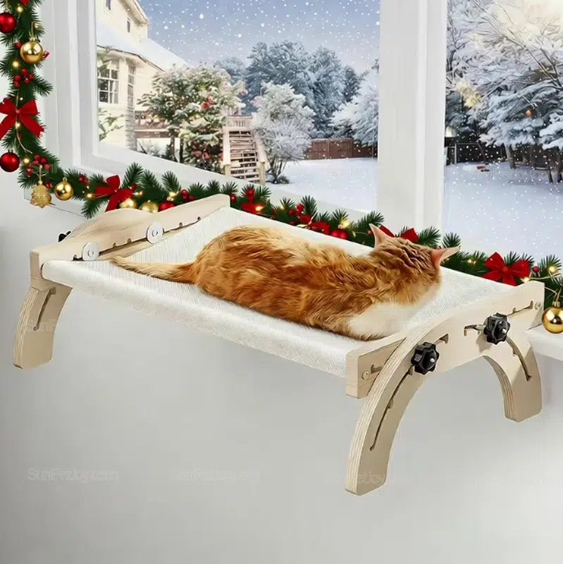 OEM Heavy-Duty Cat Window Bed Shelf - Dual-Season Cushion