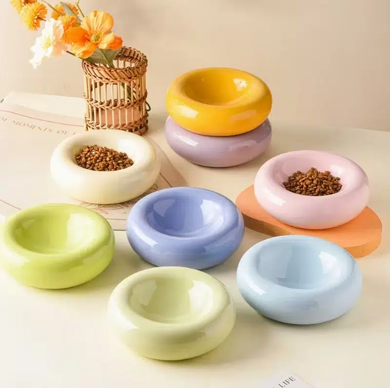 OEM Heavy-Duty Donut Shaped Cat Bowls