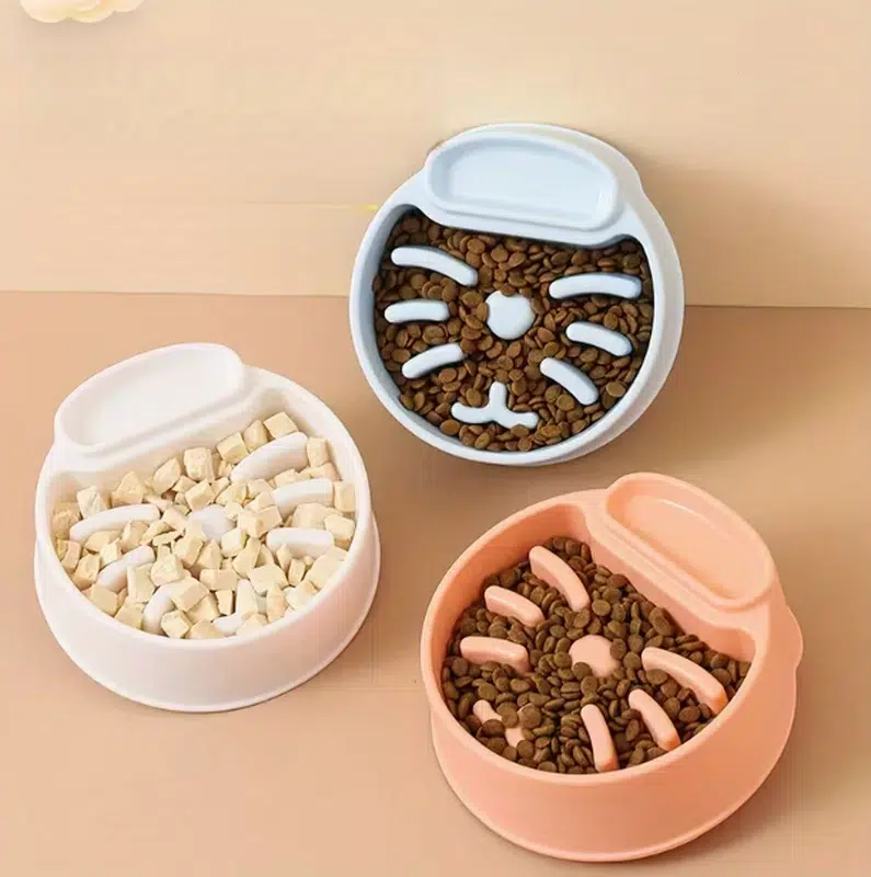OEM Large Capacity Slow Feed Pet Bowls