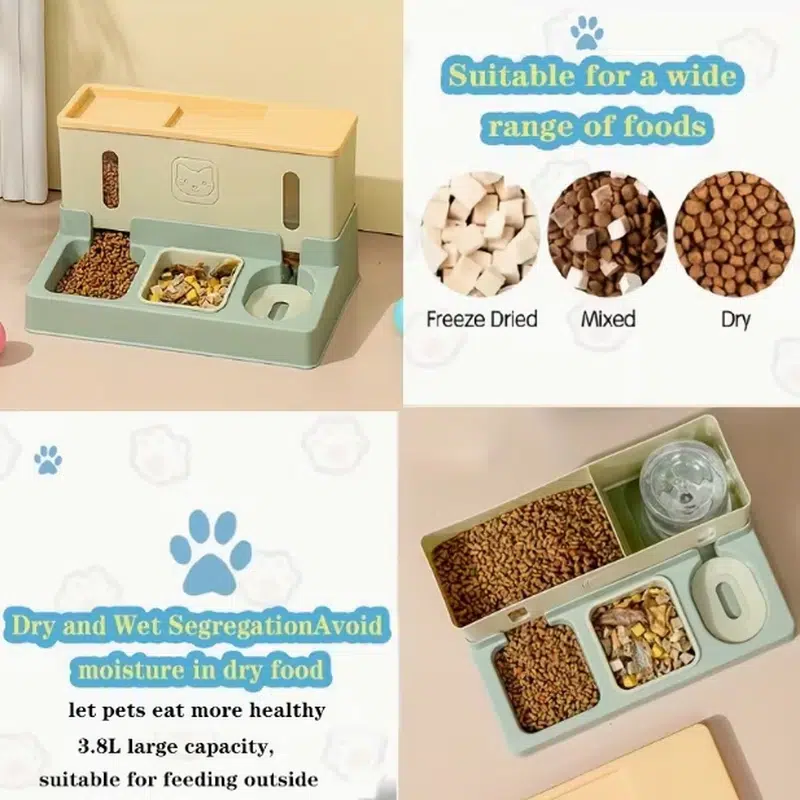 OEM No-Power Pet Feeder, Anti-Clog Design for Bulk Programs
