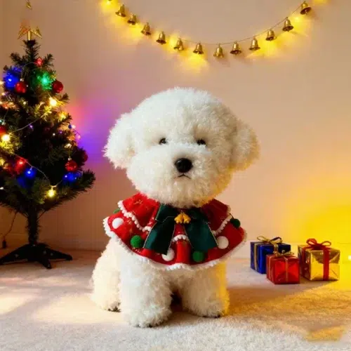 OEM Red-Green Pet Holiday Collars-Durable Year-Round Wear for Various Breeds