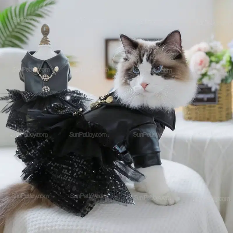 OEM Shimmering Cat Fashion Skirt