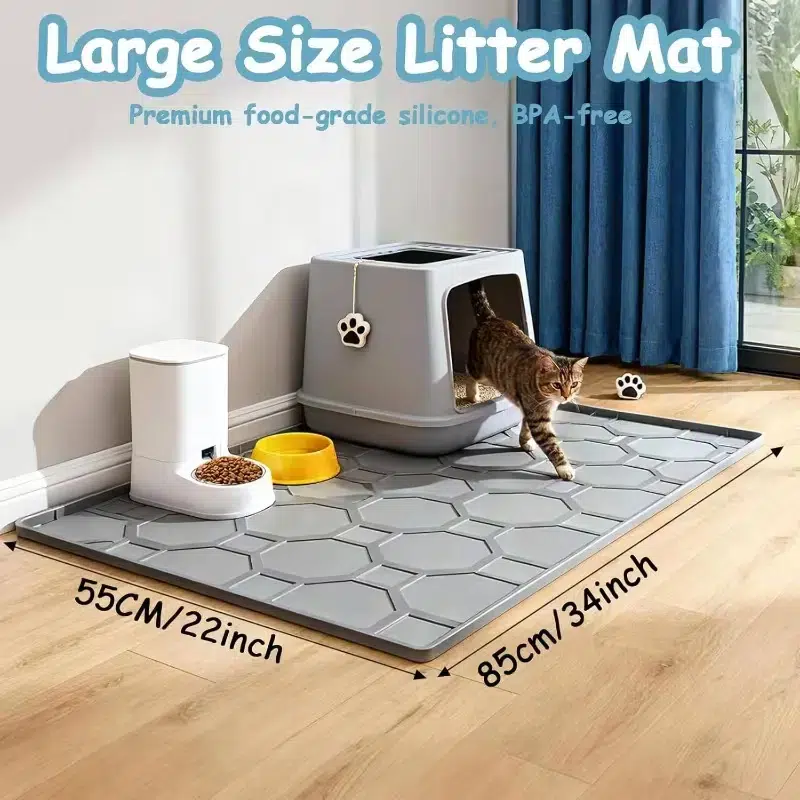 OEM Silicone Pet Feeding and Litter Mat
