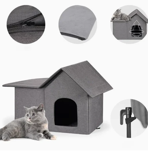Outside Cat Houses