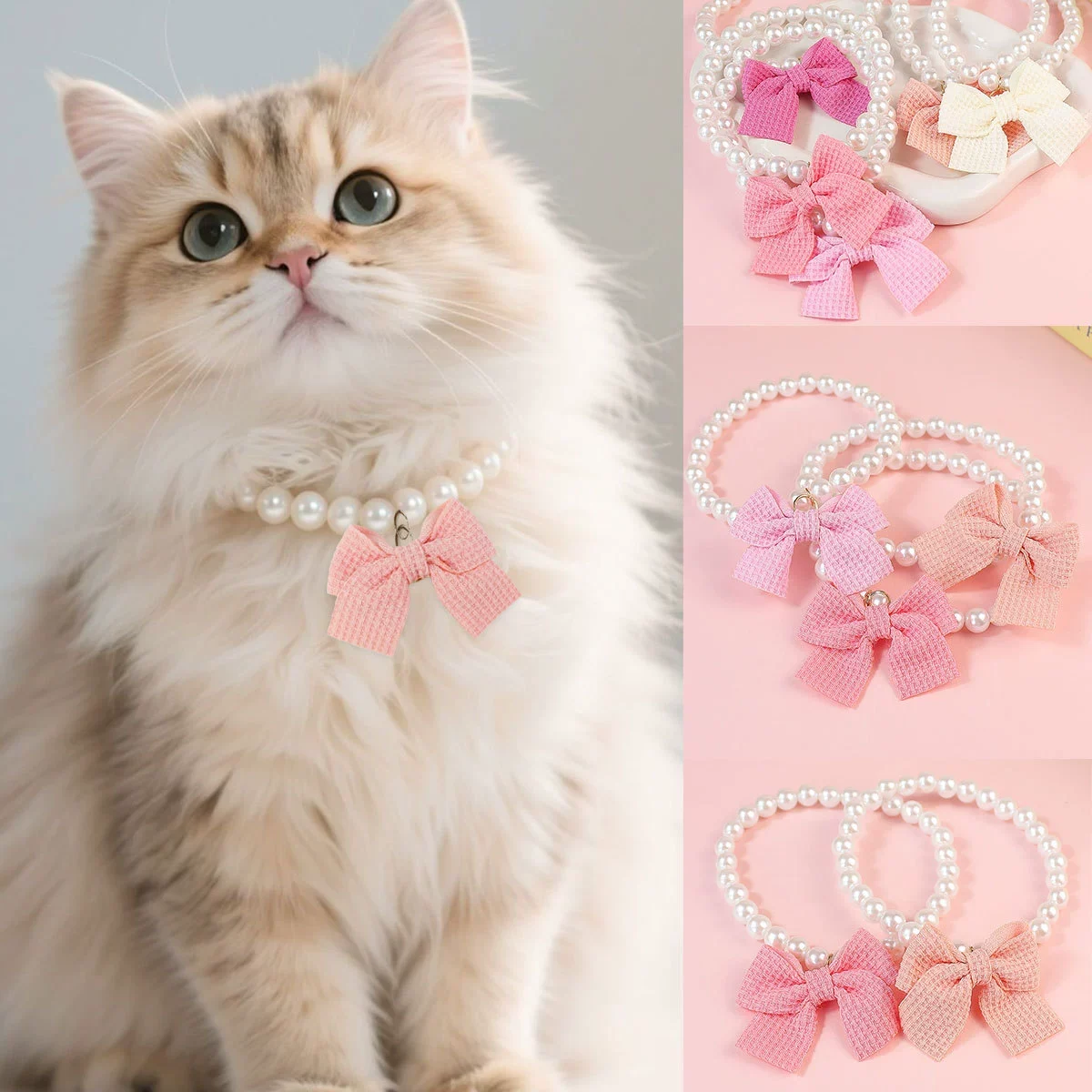 pearl cat collar