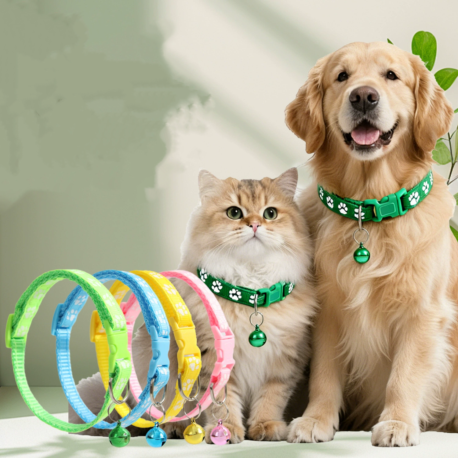 Pet Collar Bell with Adjustable Strap for Wholesale