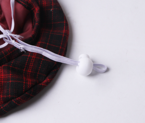 Plaid Dog Beret for Wholesale