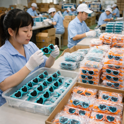 Plastic Frame Dog Sunglasses for Wholesale