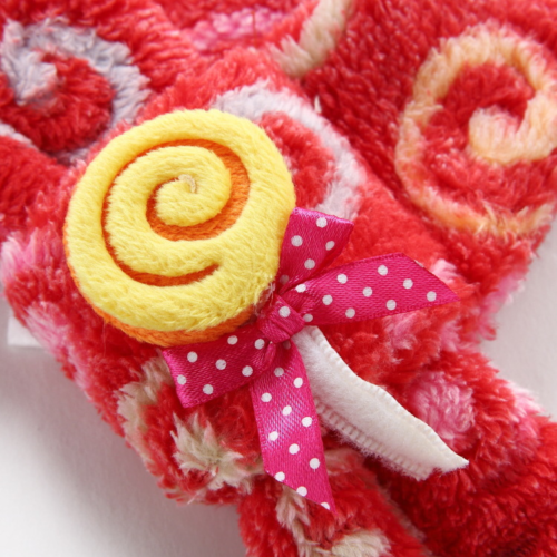 Plush Polyester Dog Christmas Scarf for Wholesale