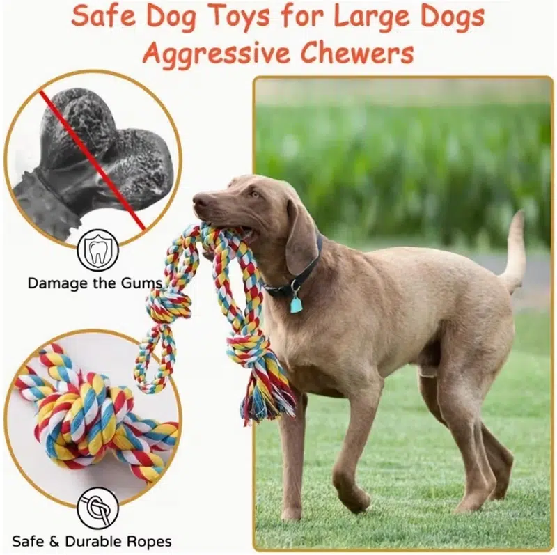 Rope Ball Dog Toy - Image 4
