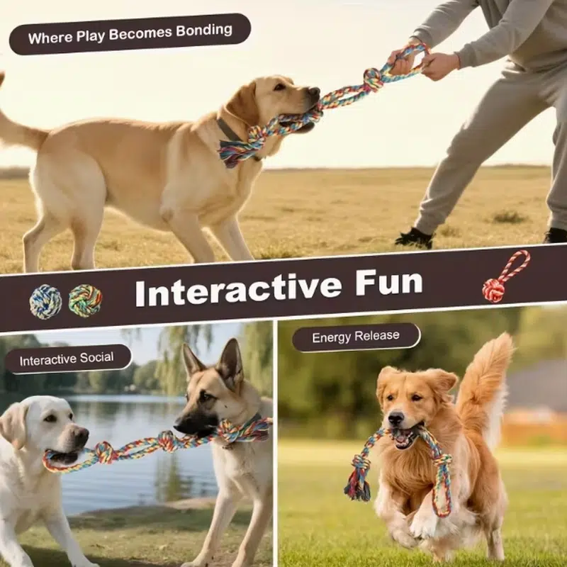 Rope Ball Dog Toy - Image 5