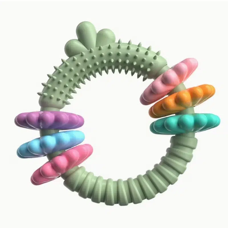 Wholesale OEM Durable Rubber Dog Chew Ring – Teething & Training Toy - Image 5