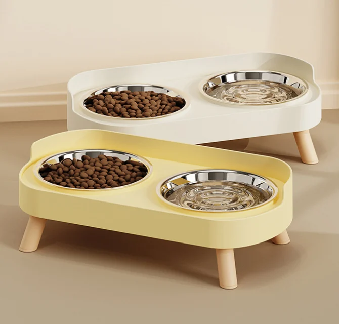 Stainless Steel Elevated Cat Bowls