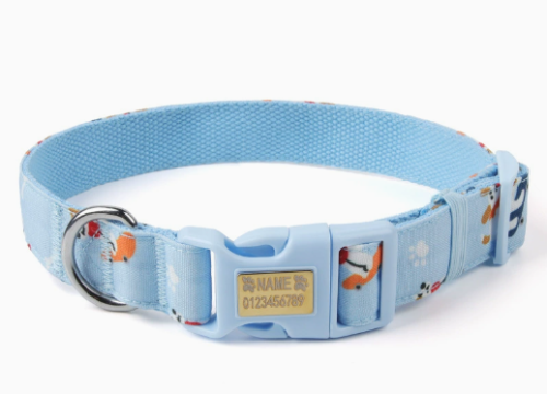 Two-Tone Personalized Dog Collars for Wholesale