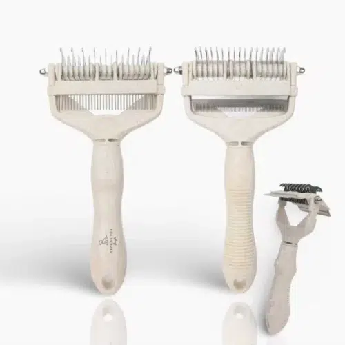 Wholesale 3-in-1 Dog Grooming Comb with Double-Sided Rake & Shedding Blade