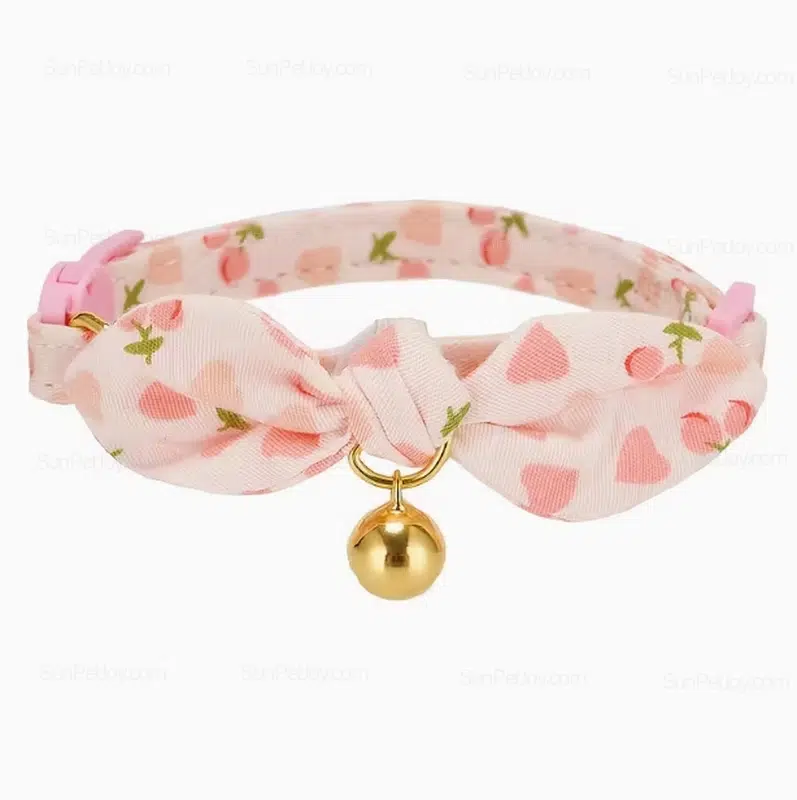 Wholesale Adjustable Cat Collar with Safety Buckle and Bow - Image 5