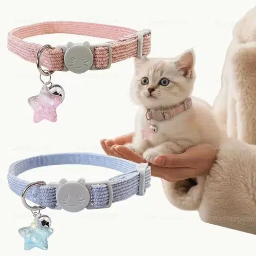 Wholesale Adjustable Cat Collar with Star Pendant