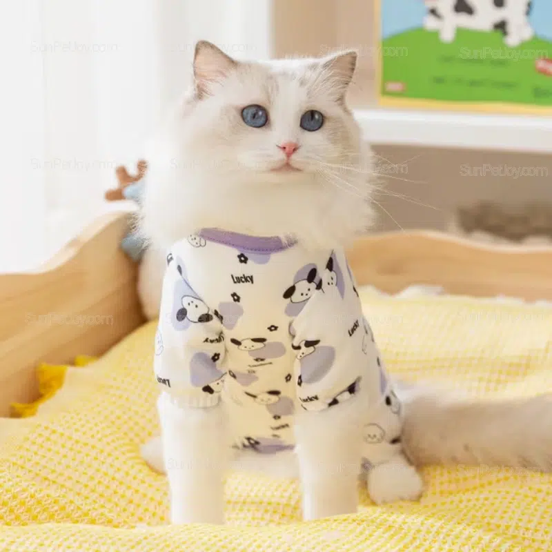 Wholesale Bear Patch Four-Leg Pet Belly Coat for Winter