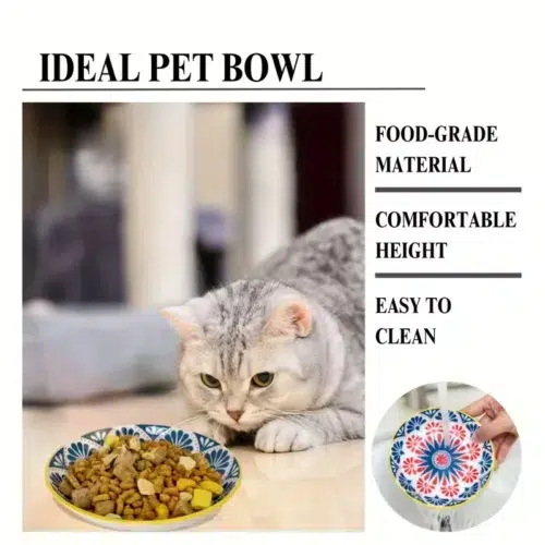 Wholesale Bohemian Ceramic Cat Bowls Set