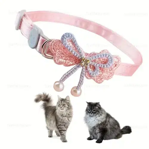 Wholesale Chic Bow Pendant Cat Collar