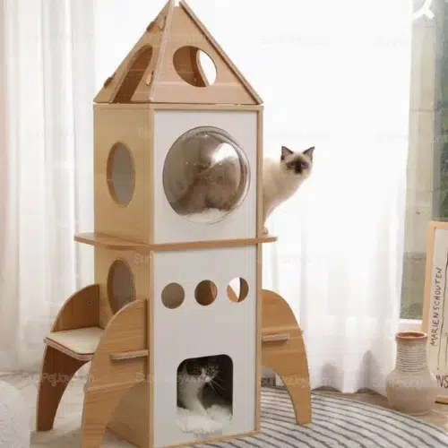 Wholesale Durable Frame Rocket Cat Tree