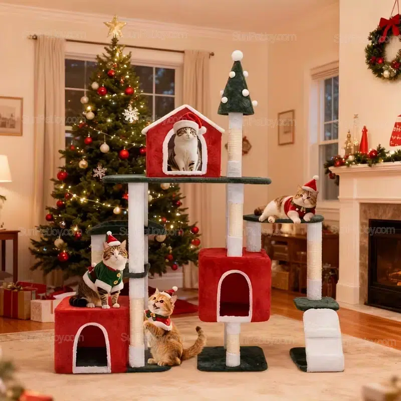 Wholesale Durable Multi-Level Cat Scratching Tree