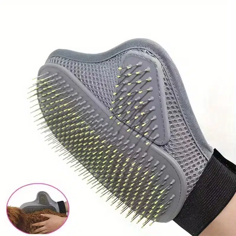 Wholesale Gentle Pet Grooming Glove for Efficient Deshedding
