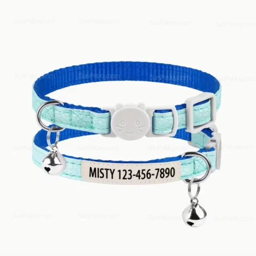 Wholesale Glow-in-the-Dark Cat Collars with Custom Engraving